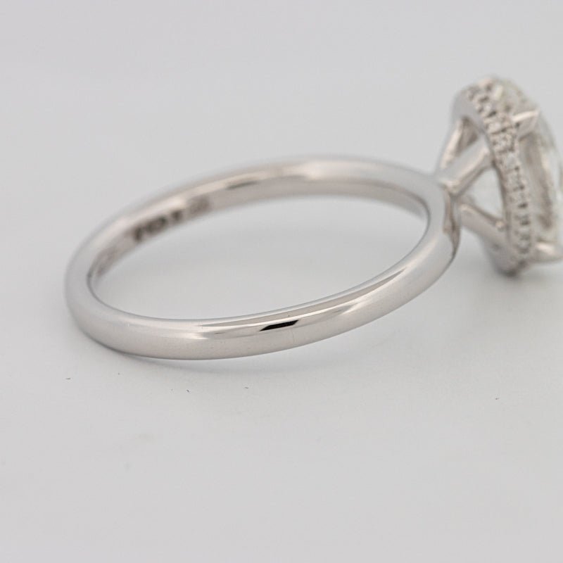 3 CT Oval Cut Under - Halo Solitaire (LG) - ZIZOV DIAMONDS