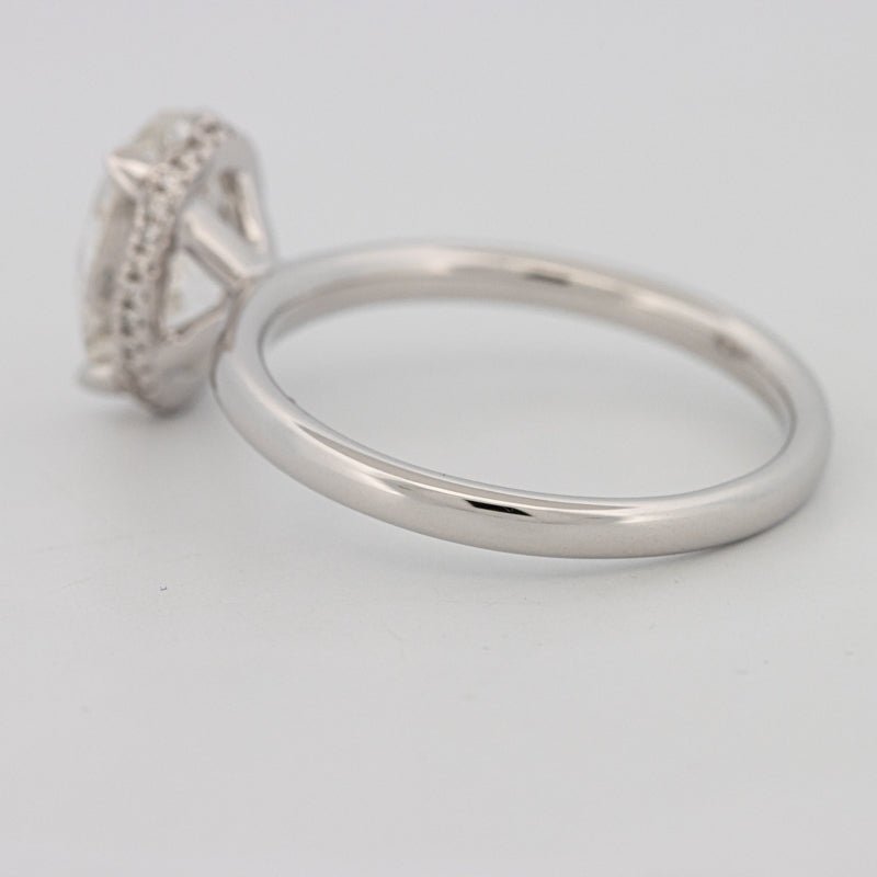 3 CT Oval Cut Under - Halo Solitaire (LG) - ZIZOV DIAMONDS