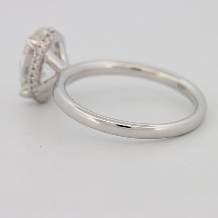 3 CT Oval Cut Under - Halo Solitaire (LG) - ZIZOV DIAMONDS