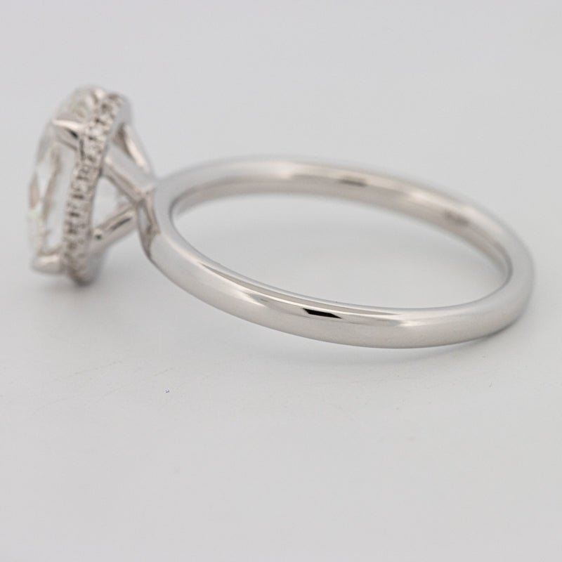 3 CT Oval Cut Under - Halo Solitaire (LG) - ZIZOV DIAMONDS