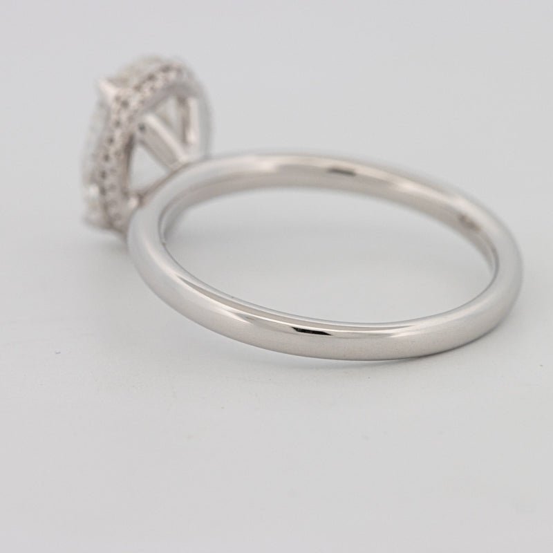 3 CT Oval Cut Under - Halo Solitaire (LG) - ZIZOV DIAMONDS