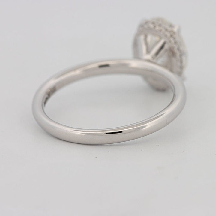 3 CT Oval Cut Under - Halo Solitaire (LG) - ZIZOV DIAMONDS