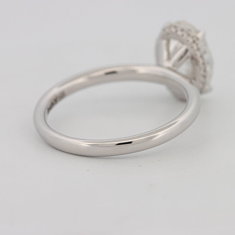 3 CT Oval Cut Under - Halo Solitaire (LG) - ZIZOV DIAMONDS