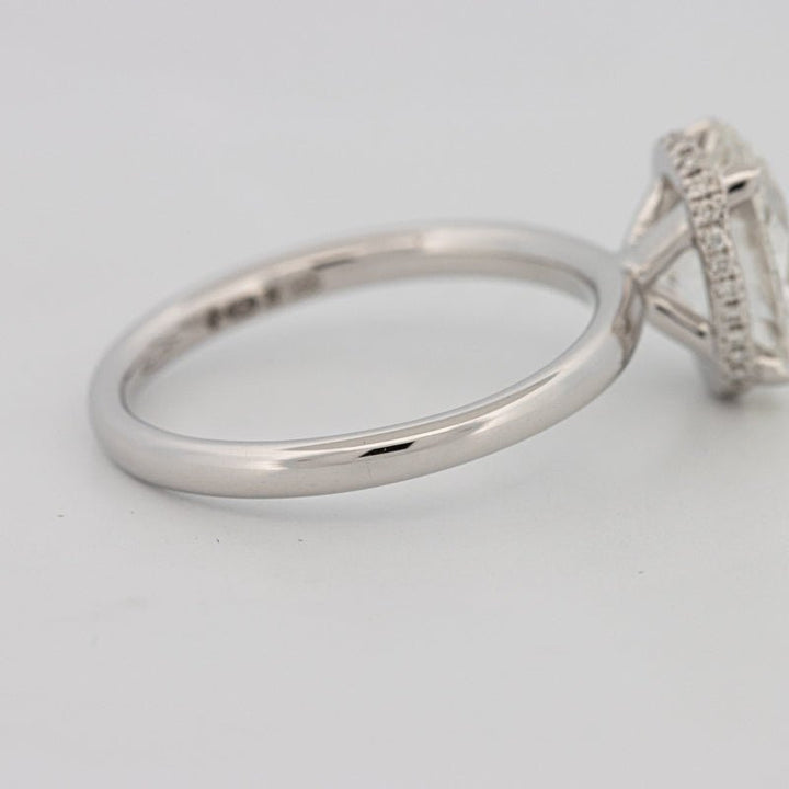 3 CT Oval Cut Under - Halo Solitaire (LG) - ZIZOV DIAMONDS