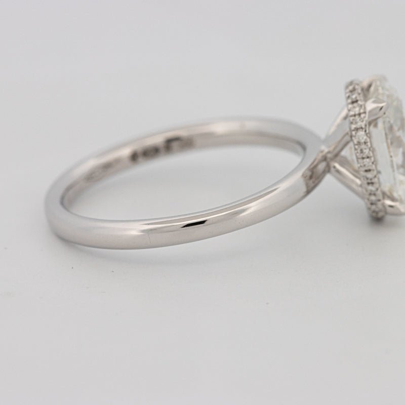 3 CT Oval Cut Under - Halo Solitaire (LG) - ZIZOV DIAMONDS