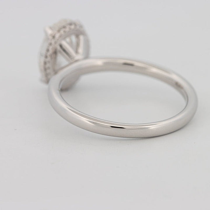 3 CT Oval Cut Under - Halo Solitaire (LG) - ZIZOV DIAMONDS