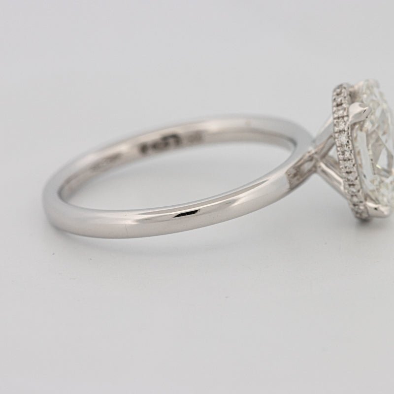 3 CT Oval Cut Under - Halo Solitaire (LG) - ZIZOV DIAMONDS