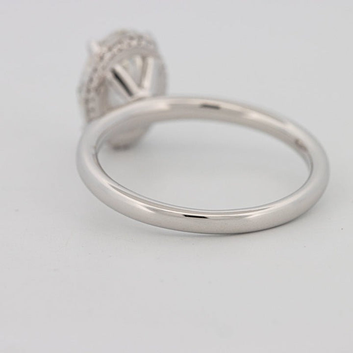 3 CT Oval Cut Under - Halo Solitaire (LG) - ZIZOV DIAMONDS