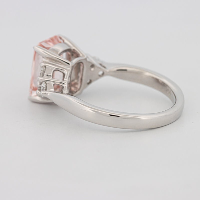 3 CT "Pink" Radiant Cut Trilogy Solitaire (LG) - ZIZOV DIAMONDS