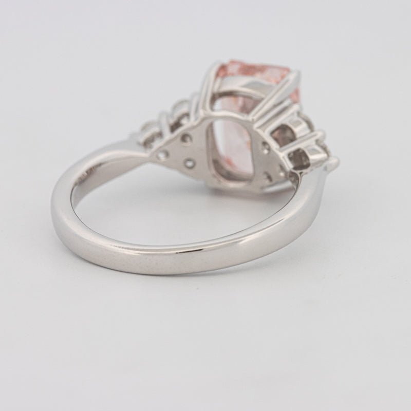 3 CT "Pink" Radiant Cut Trilogy Solitaire (LG) - ZIZOV DIAMONDS