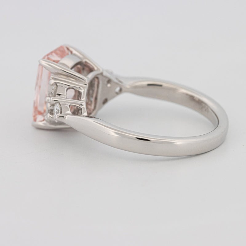3 CT "Pink" Radiant Cut Trilogy Solitaire (LG) - ZIZOV DIAMONDS