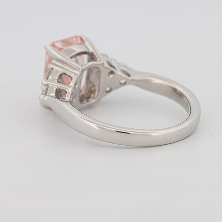 3 CT "Pink" Radiant Cut Trilogy Solitaire (LG) - ZIZOV DIAMONDS