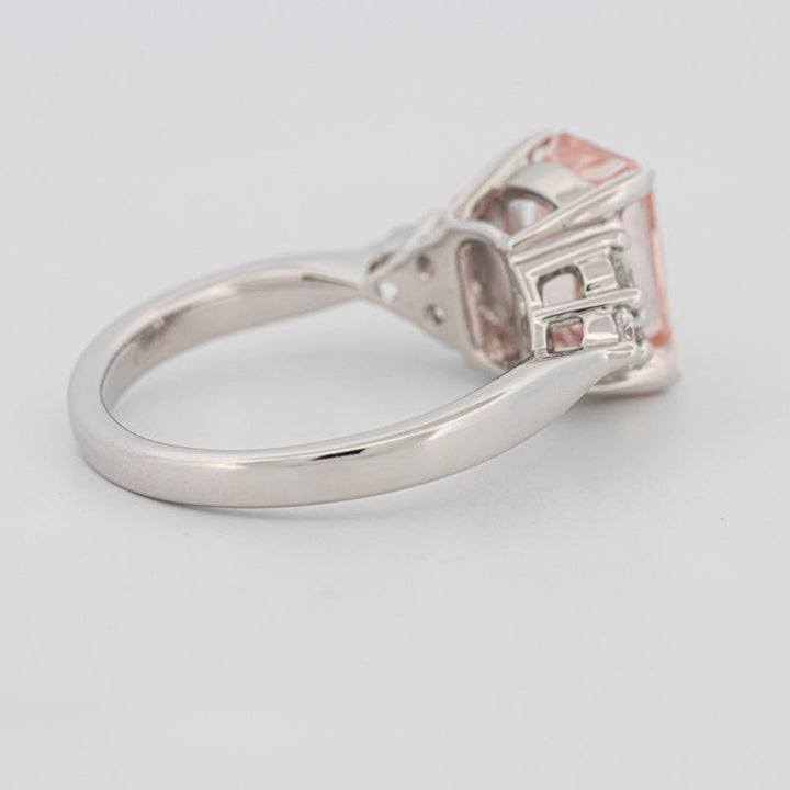 3 CT "Pink" Radiant Cut Trilogy Solitaire (LG) - ZIZOV DIAMONDS