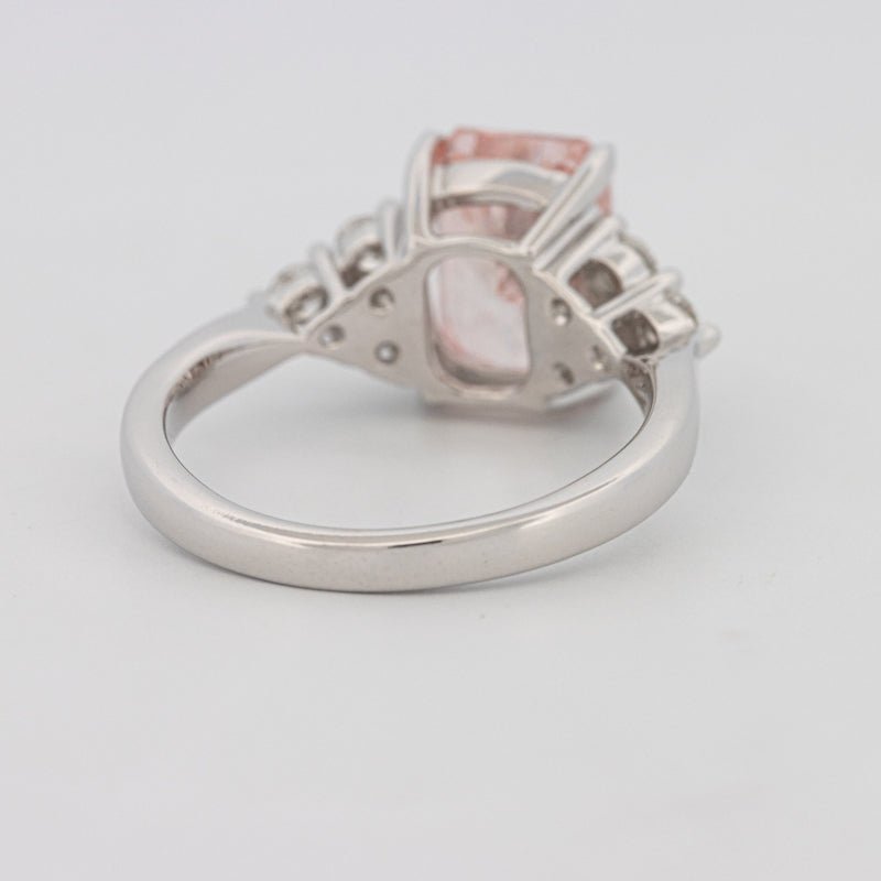 3 CT "Pink" Radiant Cut Trilogy Solitaire (LG) - ZIZOV DIAMONDS