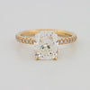 3 CT Under - Halo Cushion Cut Pavé Solitaire (LG) - ZIZOV DIAMONDS