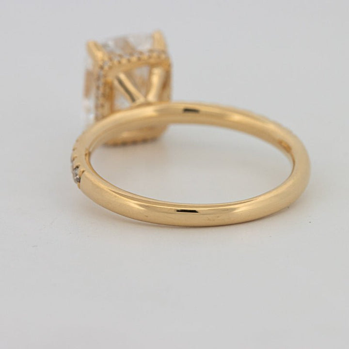 3 CT Under - Halo Cushion Cut Pavé Solitaire (LG) - ZIZOV DIAMONDS