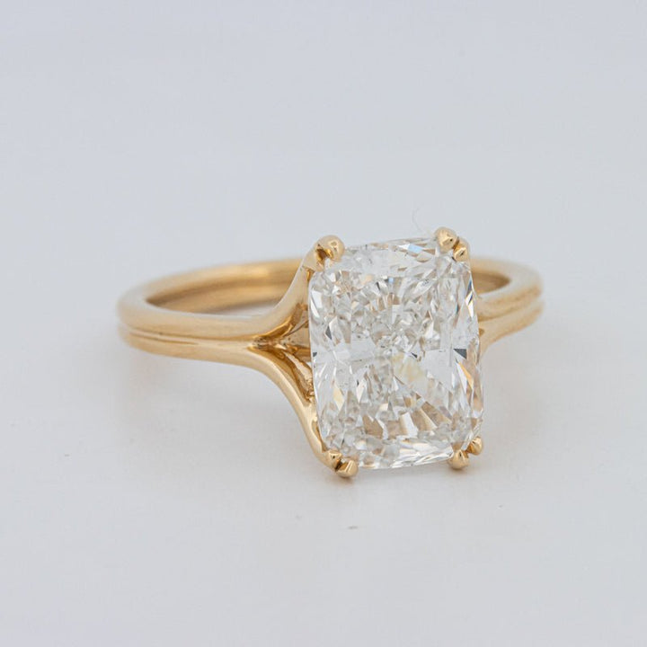 3.50 CT "DoubleClaw" Cushion Cut Solitaire Ring (LG) - ZIZOV DIAMONDS