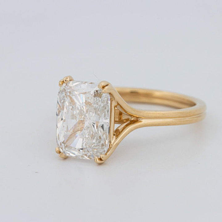 3.50 CT "DoubleClaw" Cushion Cut Solitaire Ring (LG) - ZIZOV DIAMONDS