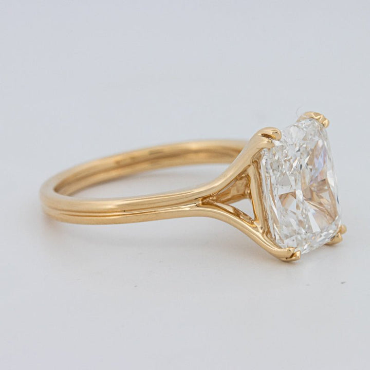 3.50 CT "DoubleClaw" Cushion Cut Solitaire Ring (LG) - ZIZOV DIAMONDS