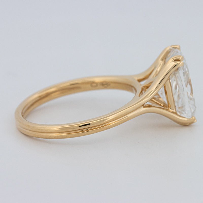 3.50 CT "DoubleClaw" Cushion Cut Solitaire Ring (LG) - ZIZOV DIAMONDS