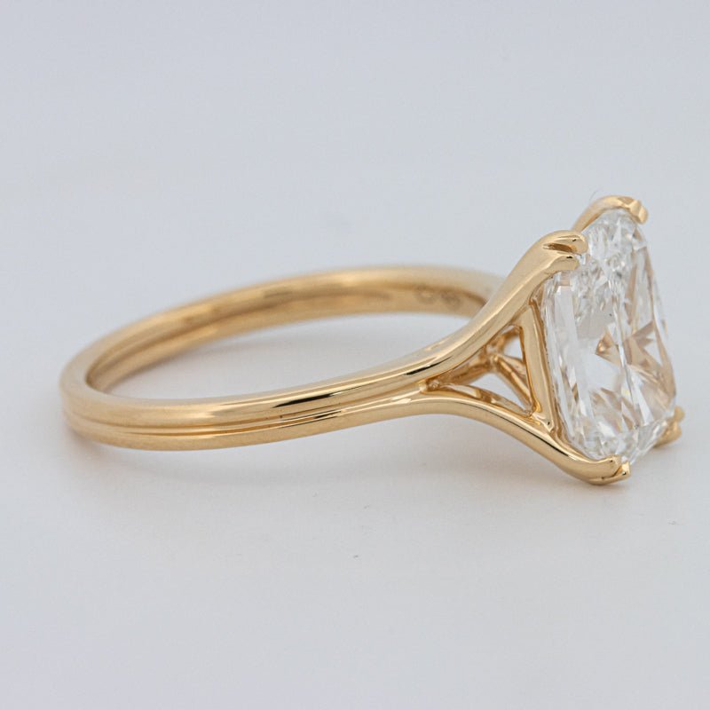 3.50 CT "DoubleClaw" Cushion Cut Solitaire Ring (LG) - ZIZOV DIAMONDS