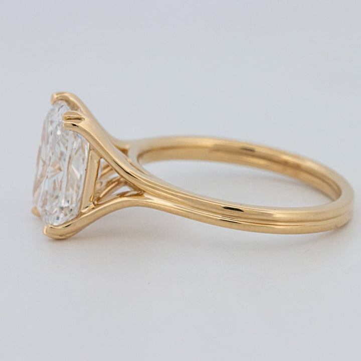 3.50 CT "DoubleClaw" Cushion Cut Solitaire Ring (LG) - ZIZOV DIAMONDS