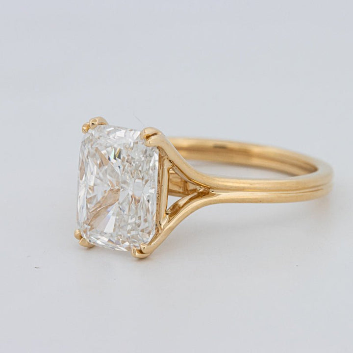 3.50 CT "DoubleClaw" Cushion Cut Solitaire Ring (LG) - ZIZOV DIAMONDS