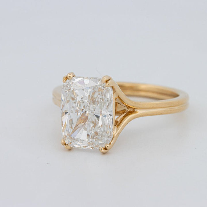 3.50 CT "DoubleClaw" Cushion Cut Solitaire Ring (LG) - ZIZOV DIAMONDS