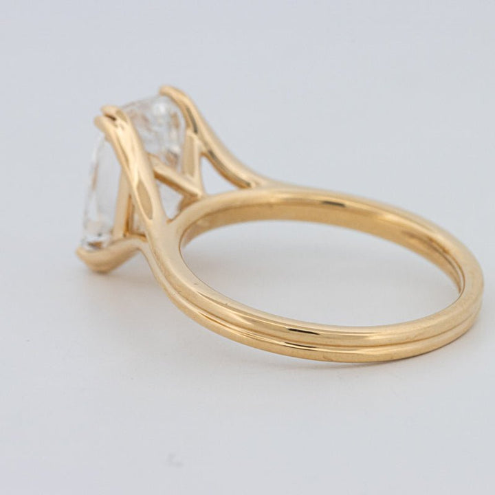 3.50 CT "DoubleClaw" Cushion Cut Solitaire Ring (LG) - ZIZOV DIAMONDS