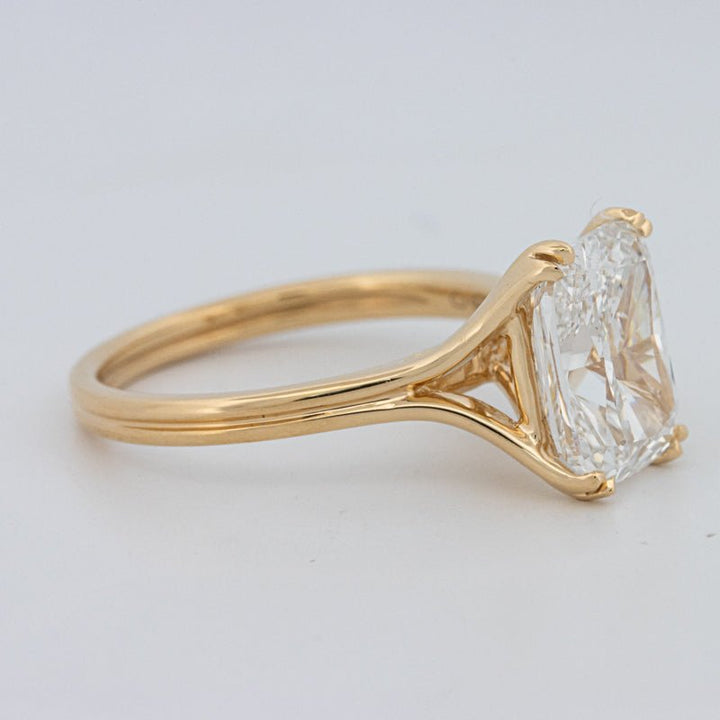 3.50 CT "DoubleClaw" Cushion Cut Solitaire Ring (LG) - ZIZOV DIAMONDS