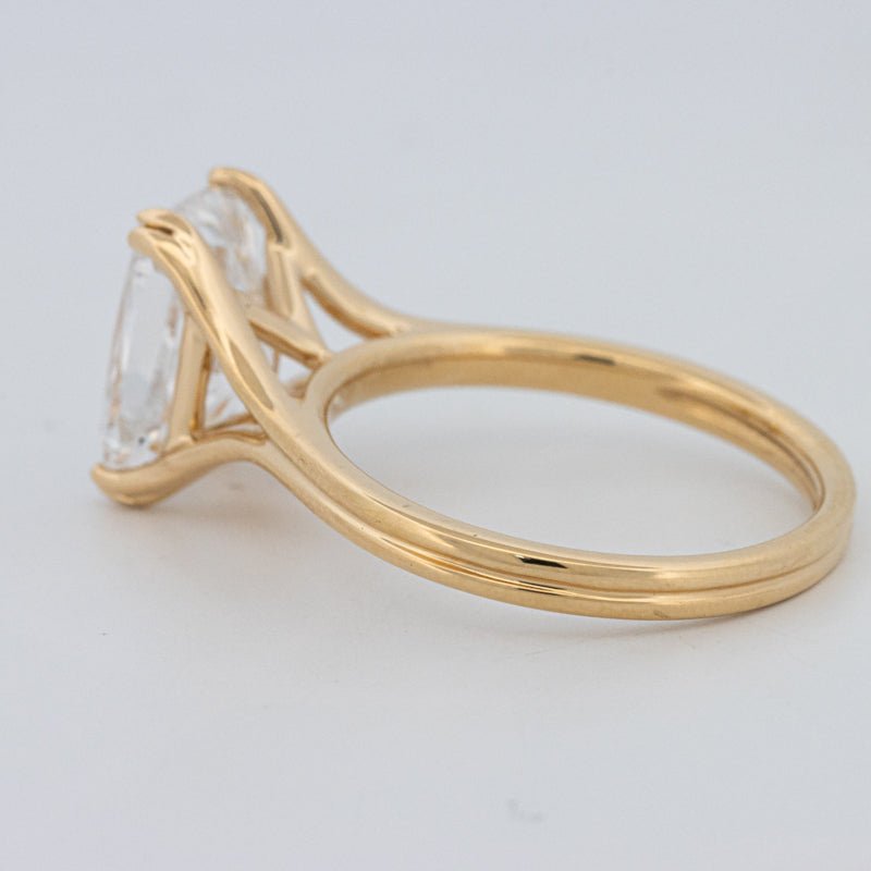 3.50 CT "DoubleClaw" Cushion Cut Solitaire Ring (LG) - ZIZOV DIAMONDS