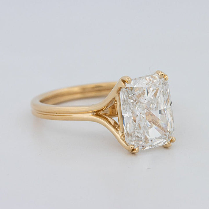 3.50 CT "DoubleClaw" Cushion Cut Solitaire Ring (LG) - ZIZOV DIAMONDS