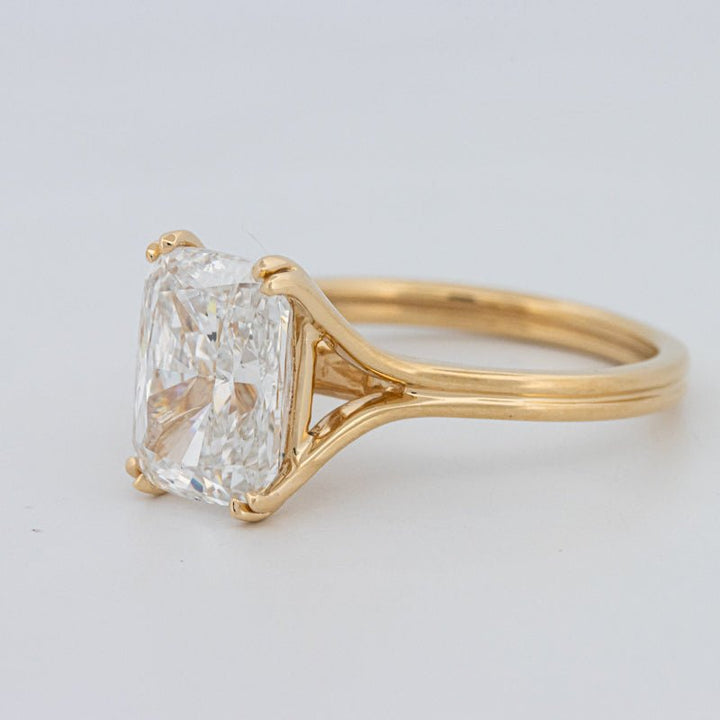 3.50 CT "DoubleClaw" Cushion Cut Solitaire Ring (LG) - ZIZOV DIAMONDS