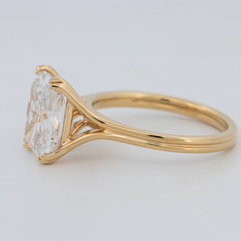 3.50 CT "DoubleClaw" Cushion Cut Solitaire Ring (LG) - ZIZOV DIAMONDS