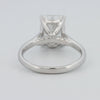 3.51 CT Cushion Cut Under - Halo Solitaire Ring (LG) - ZIZOV DIAMONDS