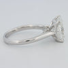 3.51 CT Cushion Cut Under - Halo Solitaire Ring (LG) - ZIZOV DIAMONDS