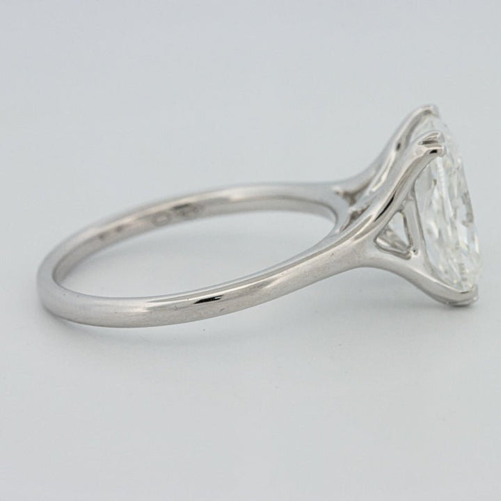 3.53 CT "Doubleclaw" Cushion Cut Solitaire (LG) - ZIZOV DIAMONDS