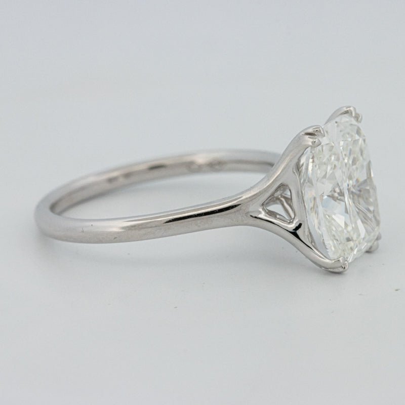 3.53 CT "Doubleclaw" Cushion Cut Solitaire (LG) - ZIZOV DIAMONDS