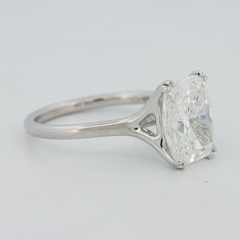 3.53 CT "Doubleclaw" Cushion Cut Solitaire (LG) - ZIZOV DIAMONDS