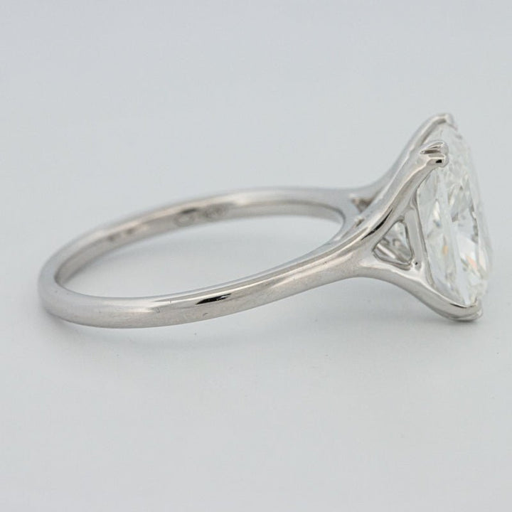 3.53 CT "Doubleclaw" Cushion Cut Solitaire (LG) - ZIZOV DIAMONDS