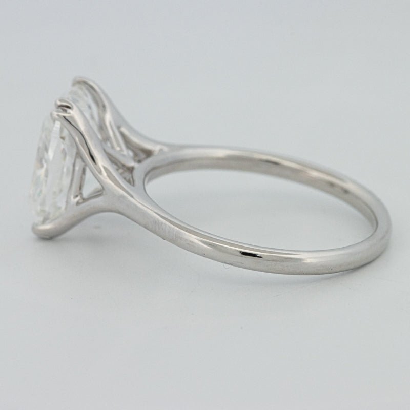 3.53 CT "Doubleclaw" Cushion Cut Solitaire (LG) - ZIZOV DIAMONDS