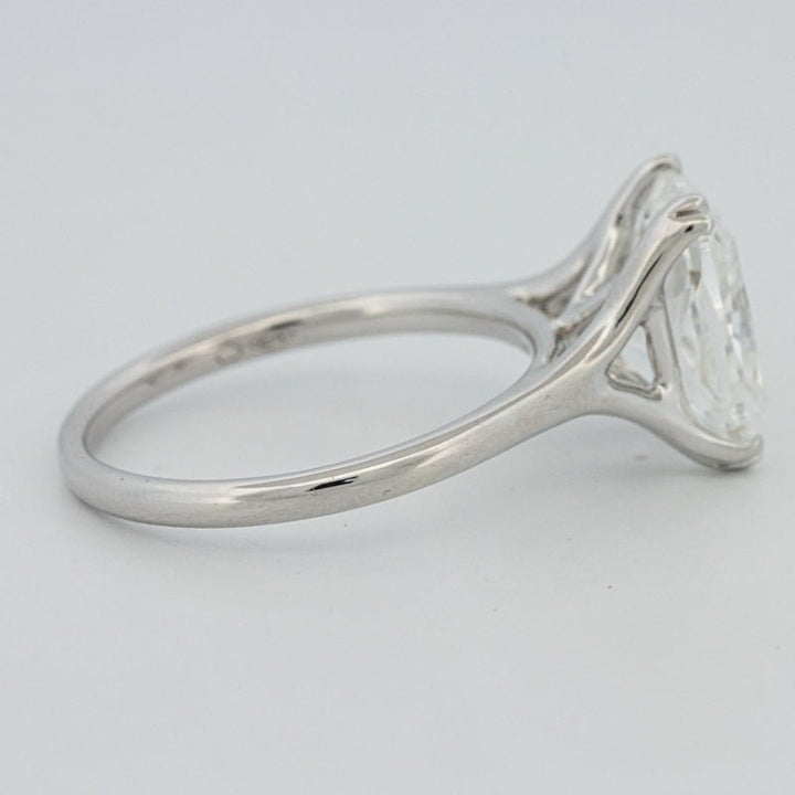 3.53 CT "Doubleclaw" Cushion Cut Solitaire (LG) - ZIZOV DIAMONDS