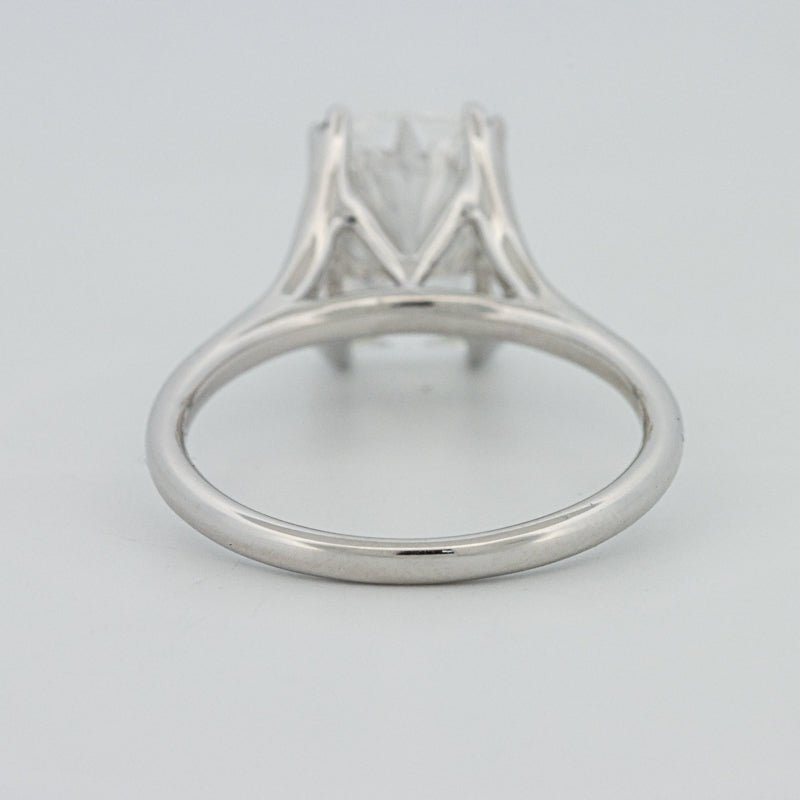 3.53 CT "Doubleclaw" Cushion Cut Solitaire (LG) - ZIZOV DIAMONDS