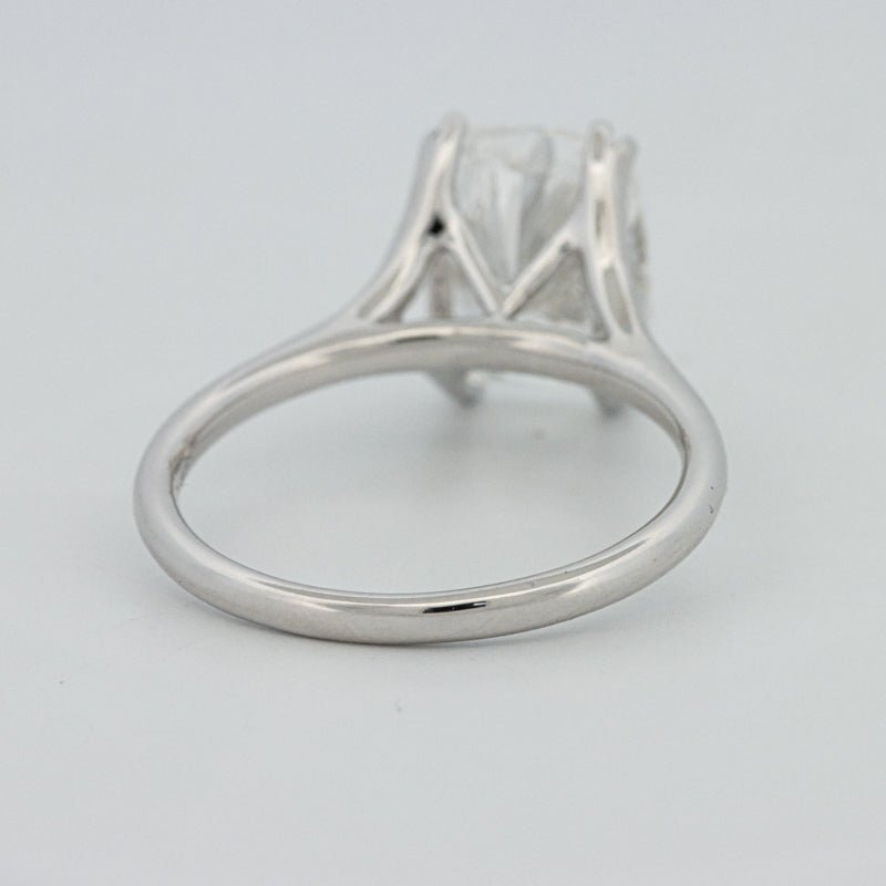 3.53 CT "Doubleclaw" Cushion Cut Solitaire (LG) - ZIZOV DIAMONDS