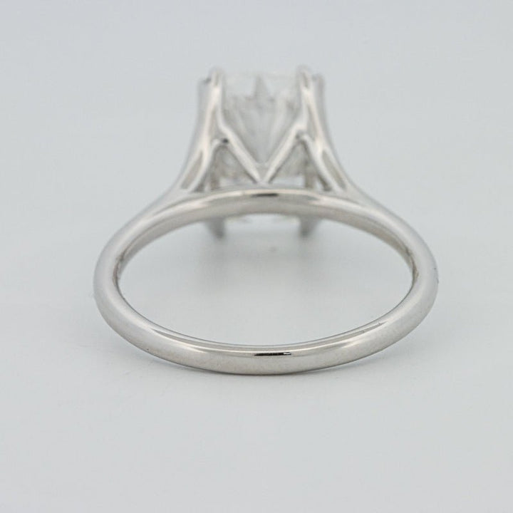 3.53 CT "Doubleclaw" Cushion Cut Solitaire (LG) - ZIZOV DIAMONDS