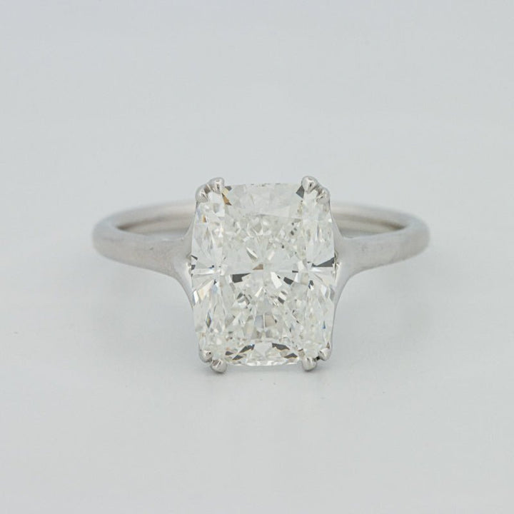 3.53 CT "Doubleclaw" Cushion Cut Solitaire (LG) - ZIZOV DIAMONDS