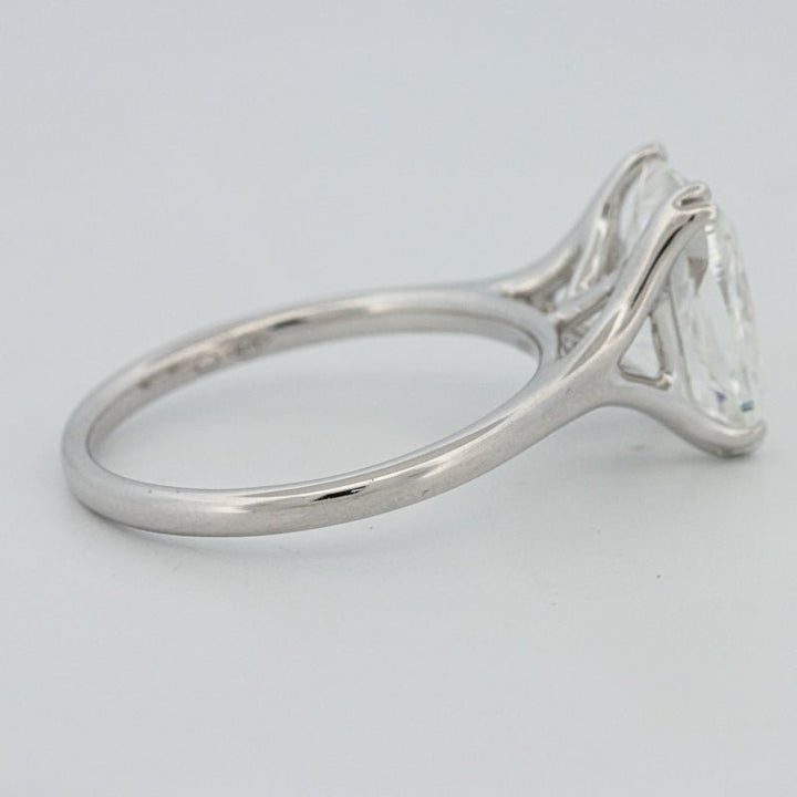 3.53 CT "Doubleclaw" Cushion Cut Solitaire (LG) - ZIZOV DIAMONDS