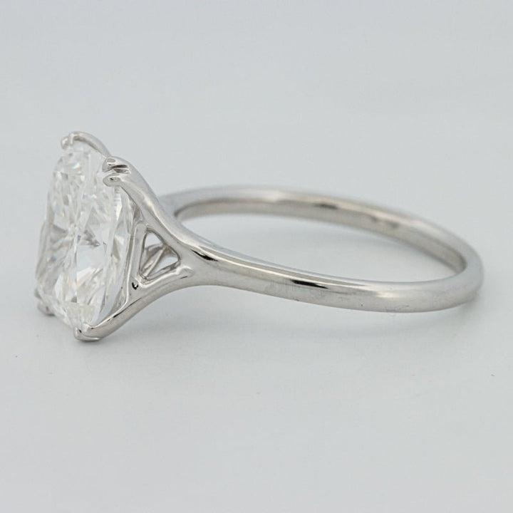 3.53 CT "Doubleclaw" Cushion Cut Solitaire (LG) - ZIZOV DIAMONDS