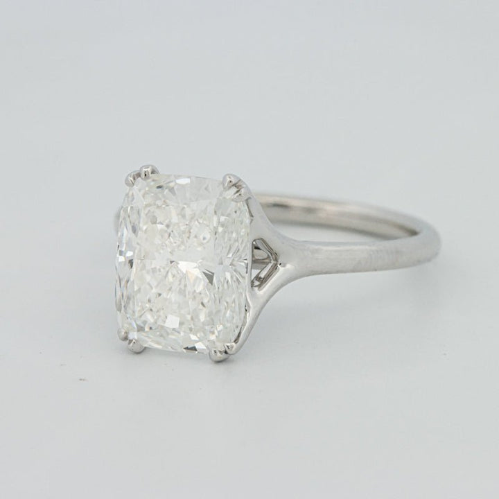 3.53 CT "Doubleclaw" Cushion Cut Solitaire (LG) - ZIZOV DIAMONDS