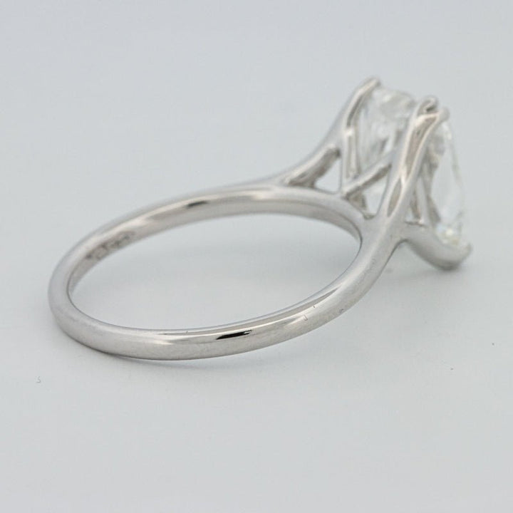 3.53 CT "Doubleclaw" Cushion Cut Solitaire (LG) - ZIZOV DIAMONDS